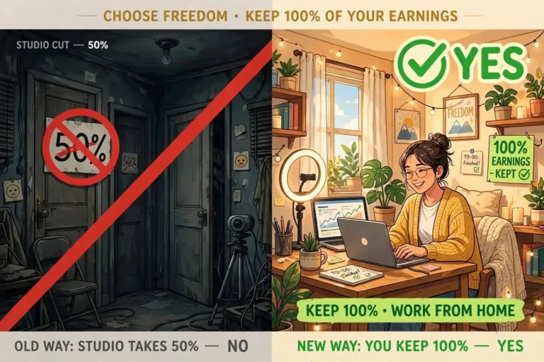 No a estudios webcam que quitan 50% Si a trabajar desde casa y quedarte con el 100% Colombia